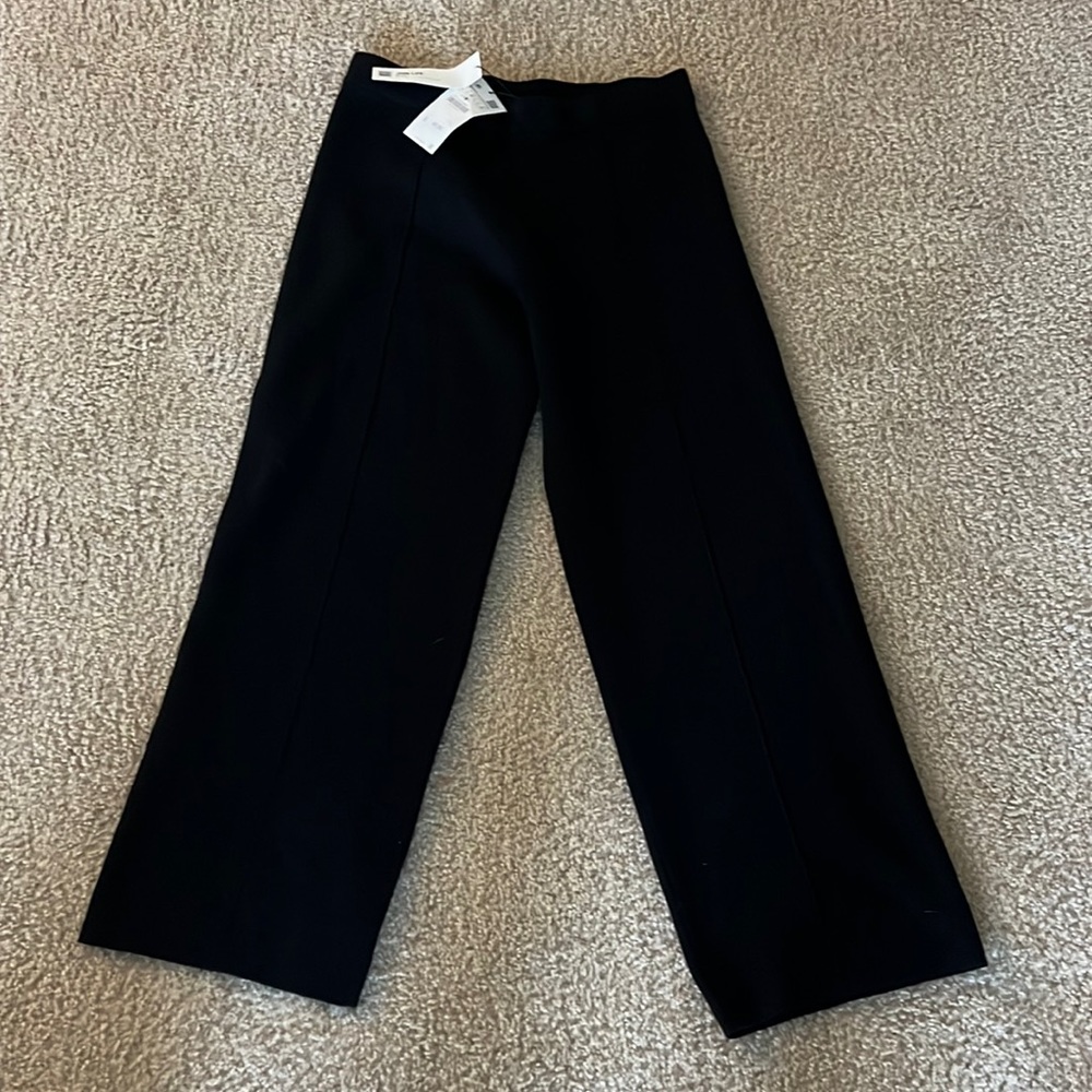 Zara wide leg black pant. New with tags.